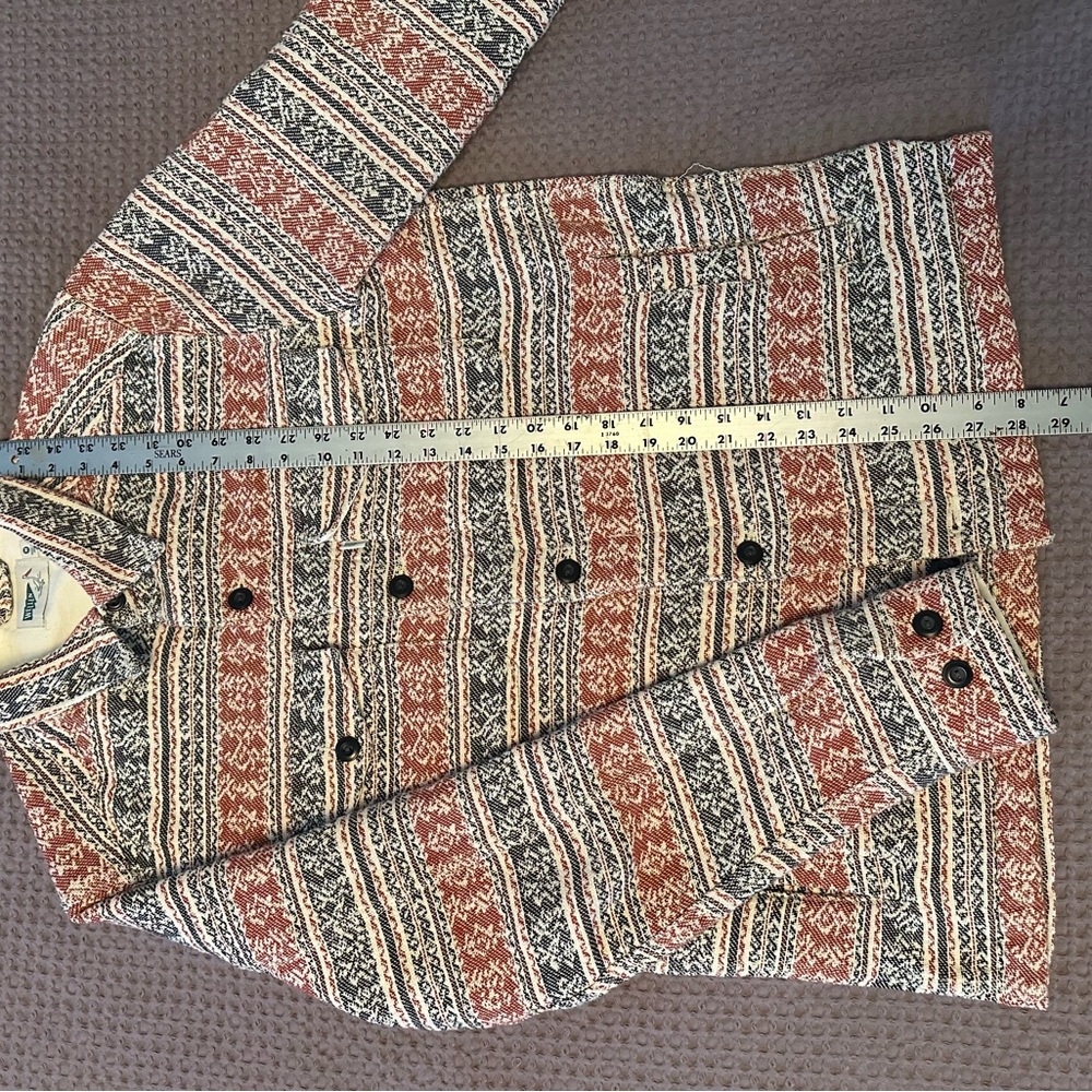 Patterned Shirt Jacket - Picture 9 of 9